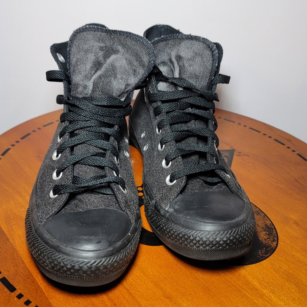 Converse Chuck Taylor All Star Sunflower Black High Top 163038C 9W 7M - Picture 3 of 10